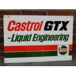 Castrol GTX Liquid Engineering Aluminium Sign