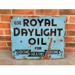 Royal Daylight Oil Vintage Enamel Sign