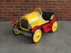 Vintage Style Childs Metal Pedal Car