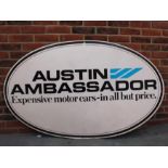 Original Austin Ambassador Advertising Sign On Card