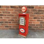 Miniature Wooden Esso Pump