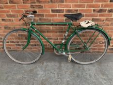 Gents Green Framed Puch Bicycle