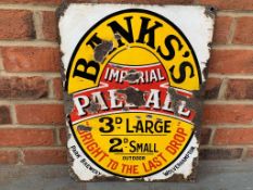 Banks's Imperial Pale Ale Enamel Sign
