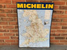 Tin Michelin Map Sign