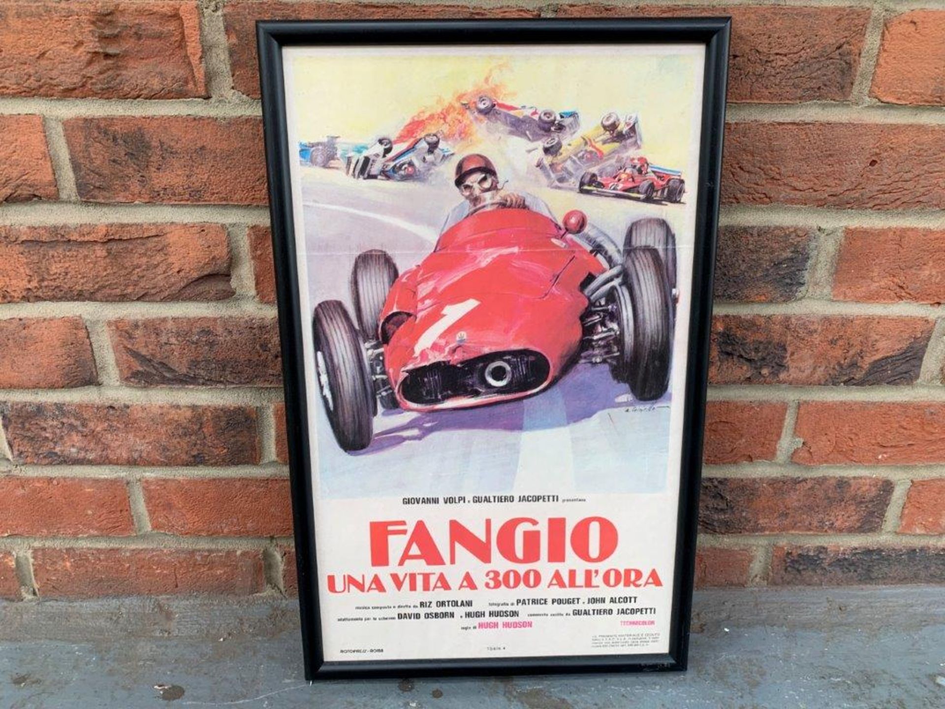 Framed Fangio Una Vita A 300 All'ora Poster