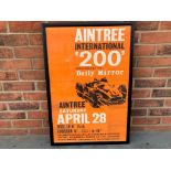 Framed Aintree International 200 Race Poster