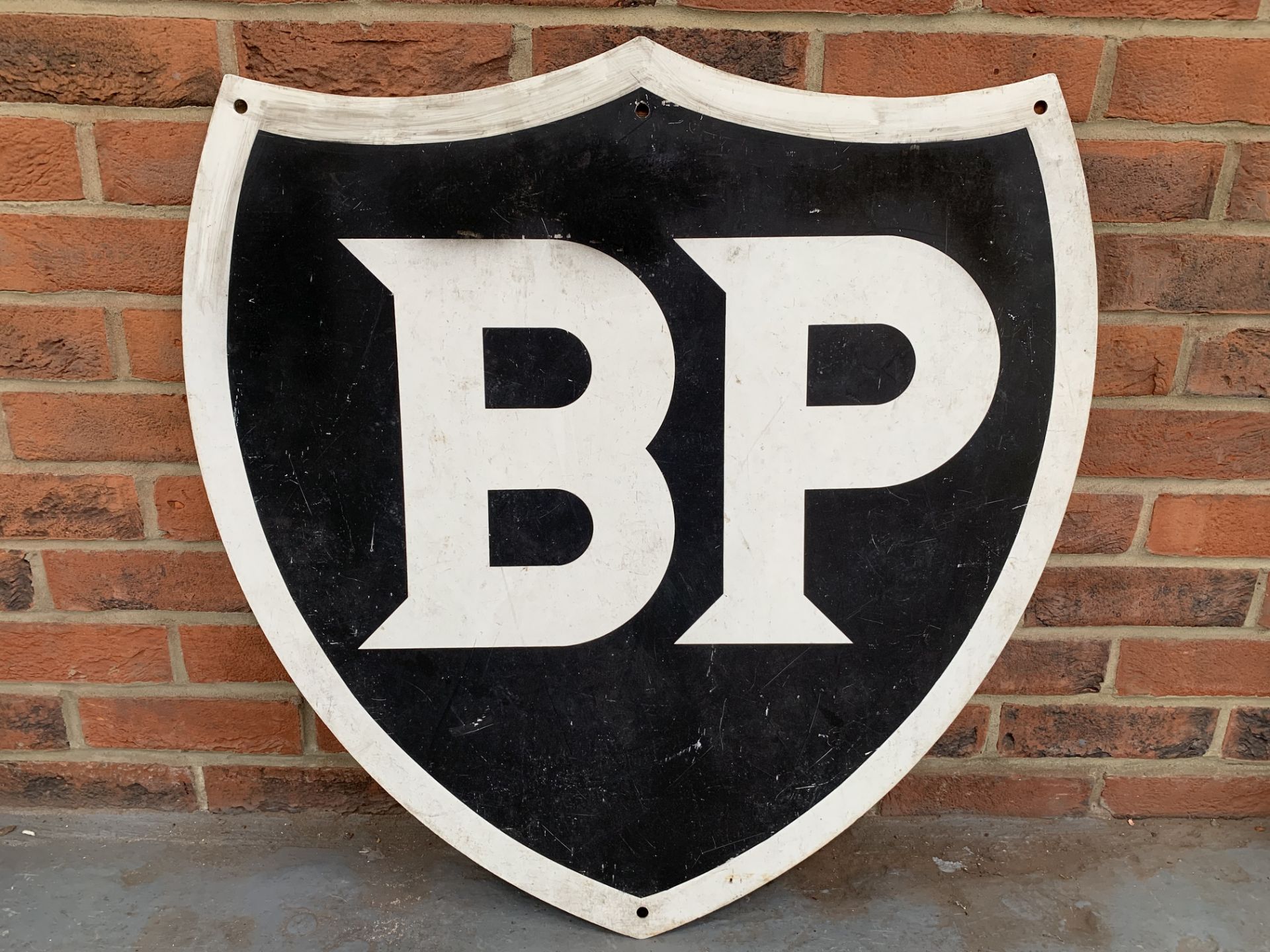 Plastic BP Shield Sign