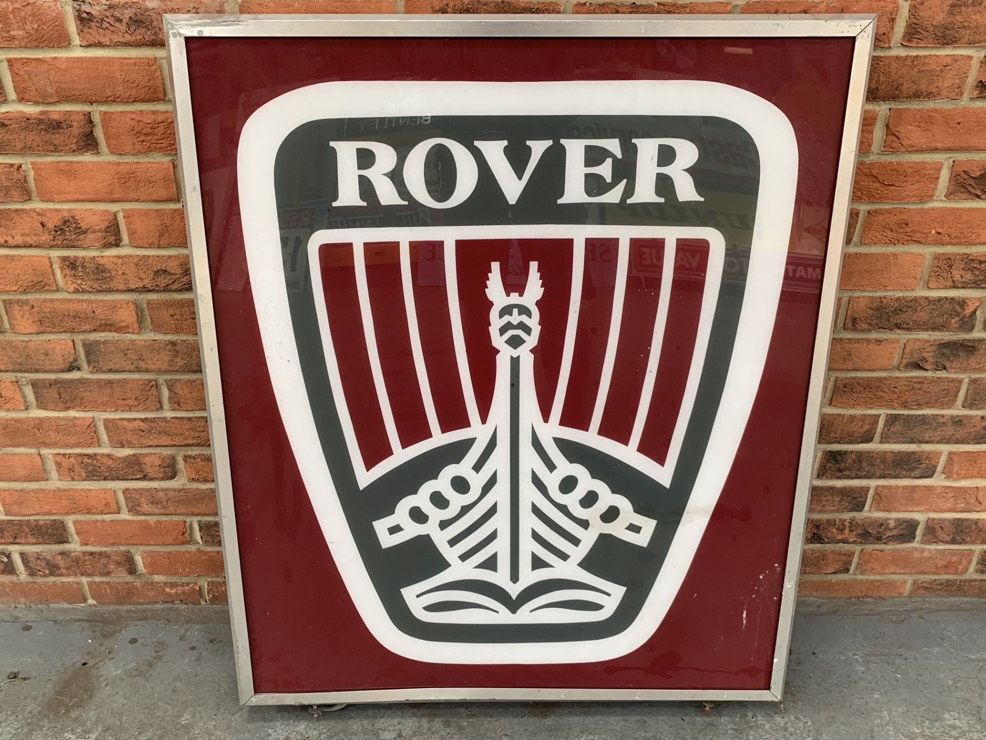 Large Rover Double Sided Illuminated Dealership Sign