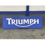 Large Triumph Illuminated Dealership Sign