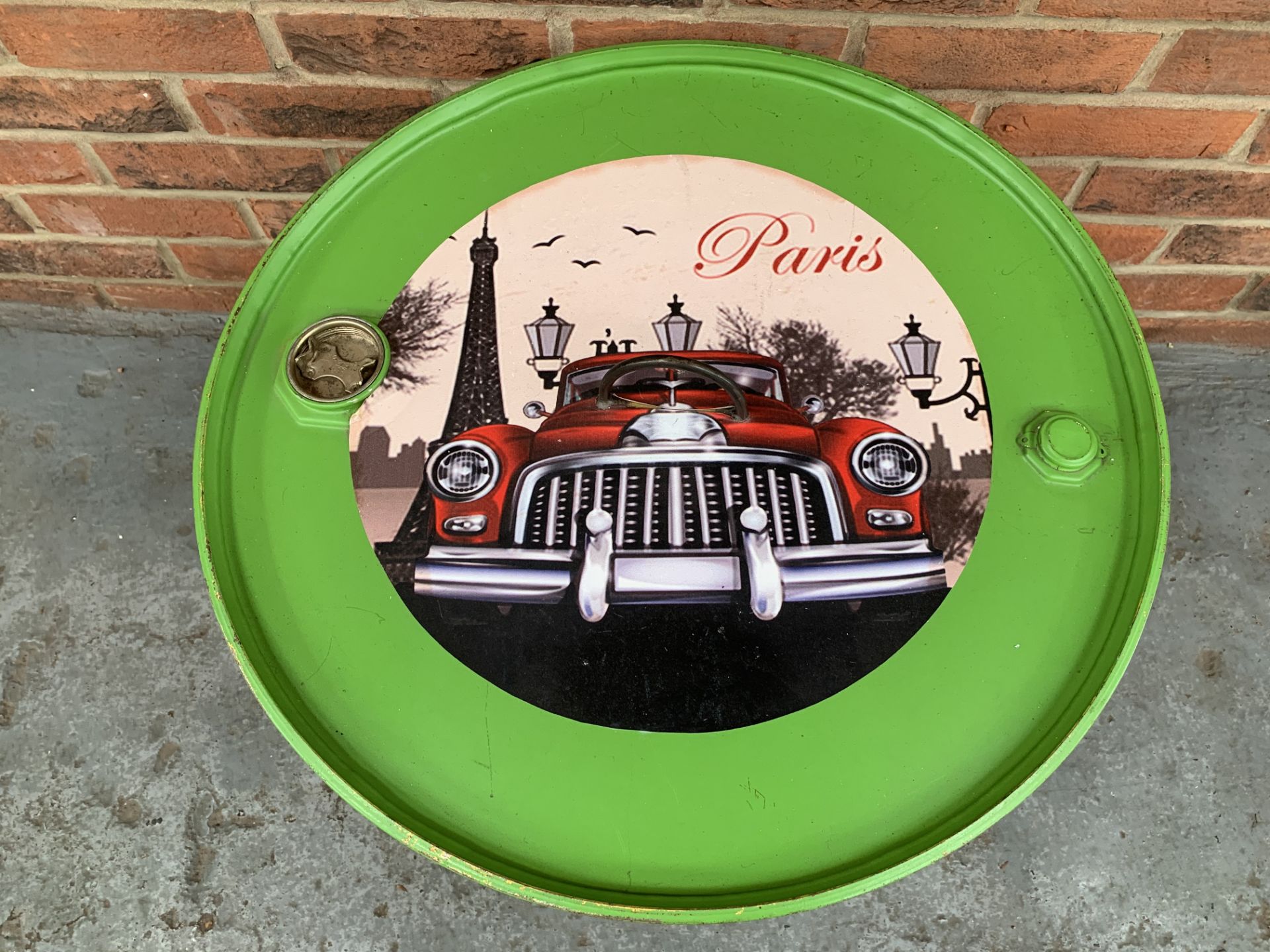 Modern Metal Framed 'Paris' Circular Table - Image 2 of 2