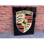 Modern Porsche Sign On Board