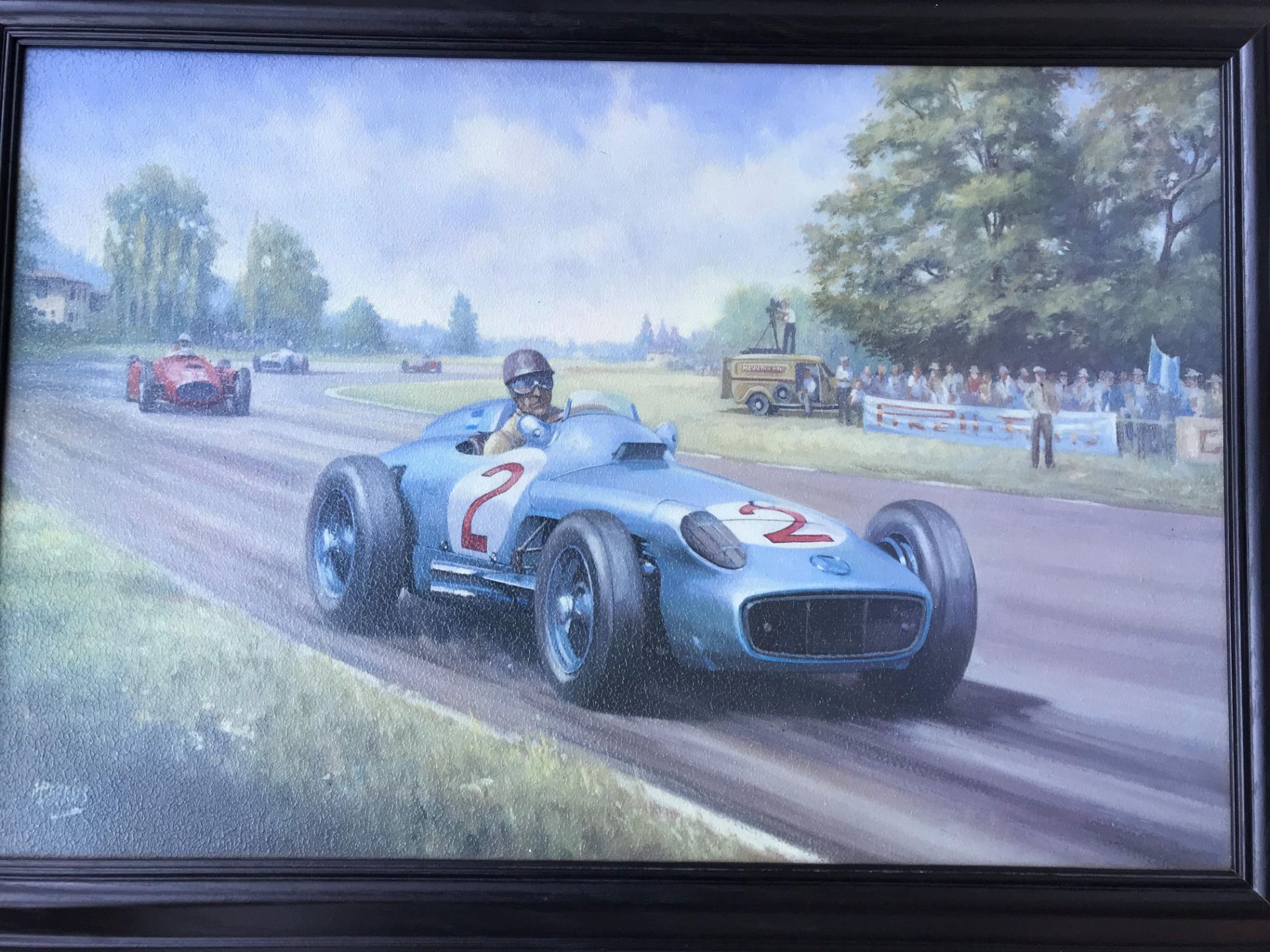 Print Of 1955 Argentine Grand Prix By Mike Jeffries - Image 3 of 3