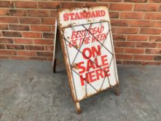 Metal A Frame Standard On Sale Here""