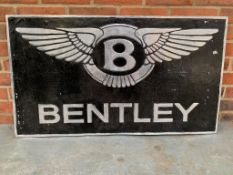 Cast Aluminium Bentley Display Sign