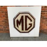 Large Illuminated MG Dealership Sign