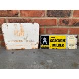 Original Polly Kitchen Roll & The Gascoigne Milker Enamel Sign (2)