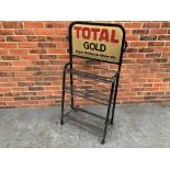 Total Gold Oil Display Stand