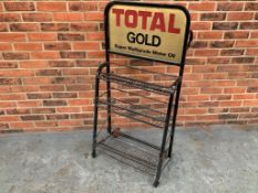 Total Gold Oil Display Stand