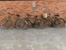 Three Vintage Bicycles