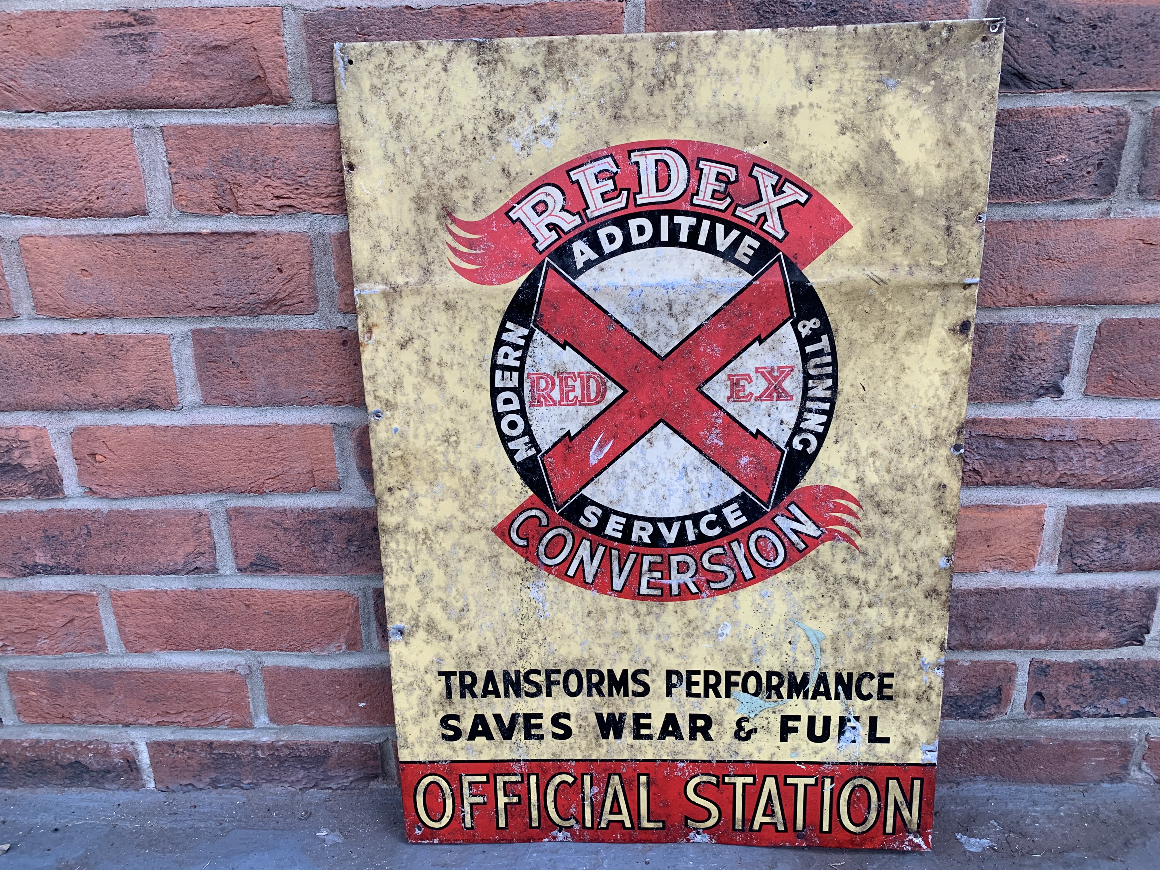 Tin Redex Conversion Official Station Sign