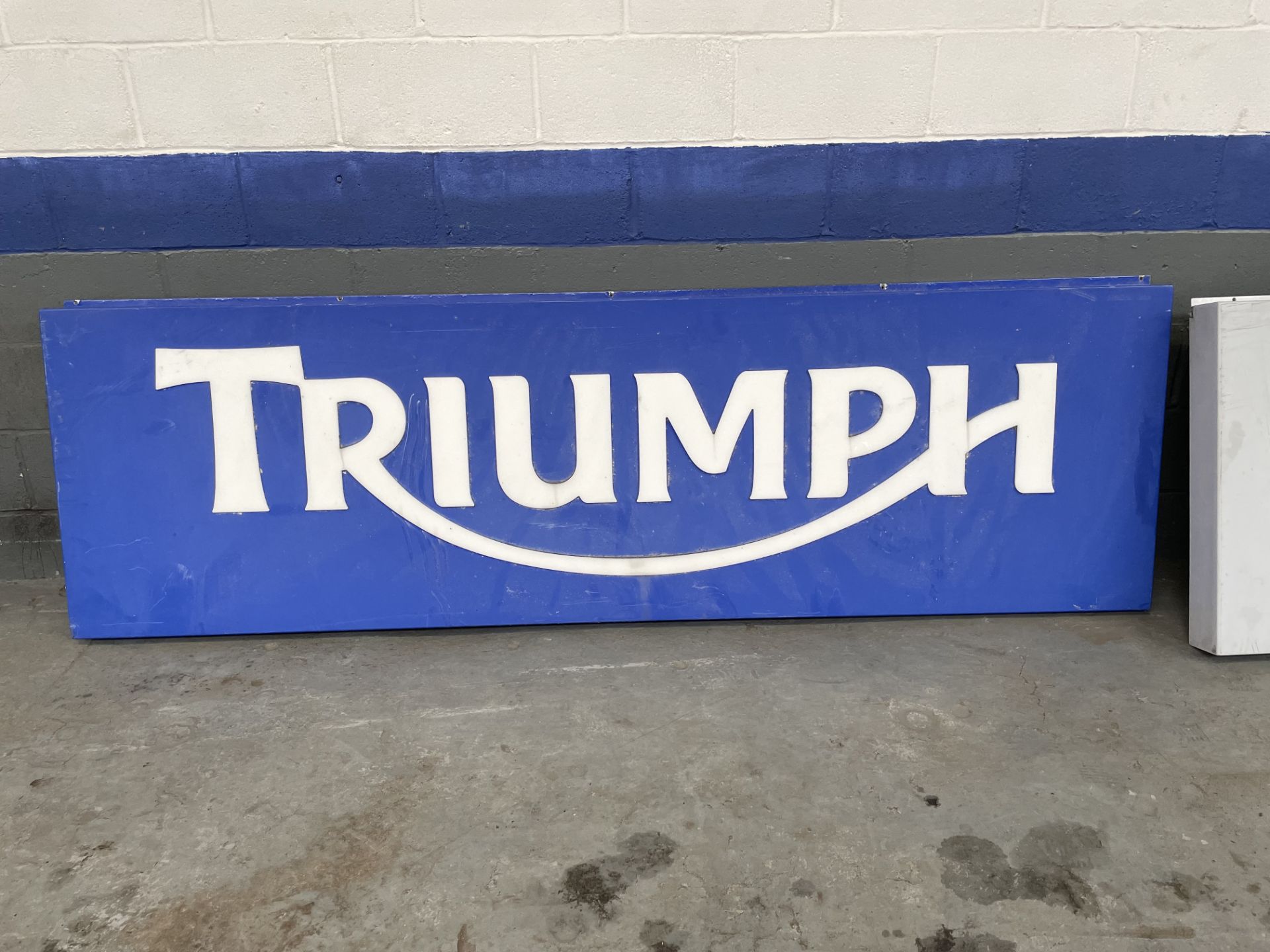 Large Triumph Illuminated Dealership Sign & Performance Sign - Image 2 of 3