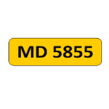 MD 5855 Registration number on Retention Certificate