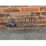 Perspex Norwich Union Insurance Societies Sign