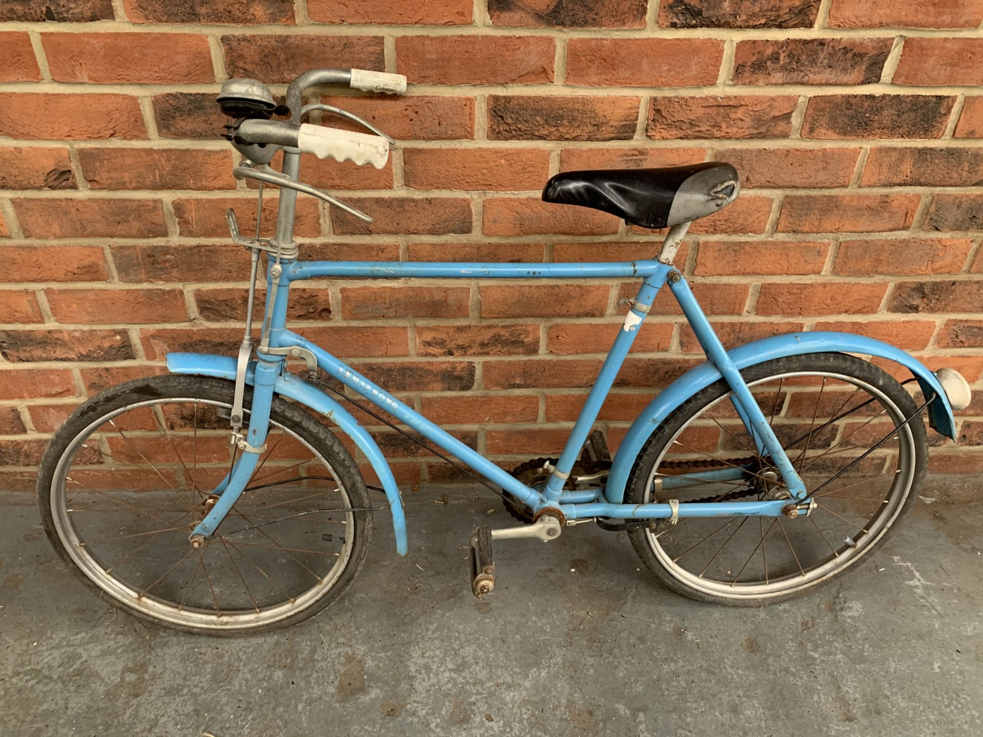 Two Vintage Blue Framed Child Bikes With Rod Brakes - Image 2 of 3