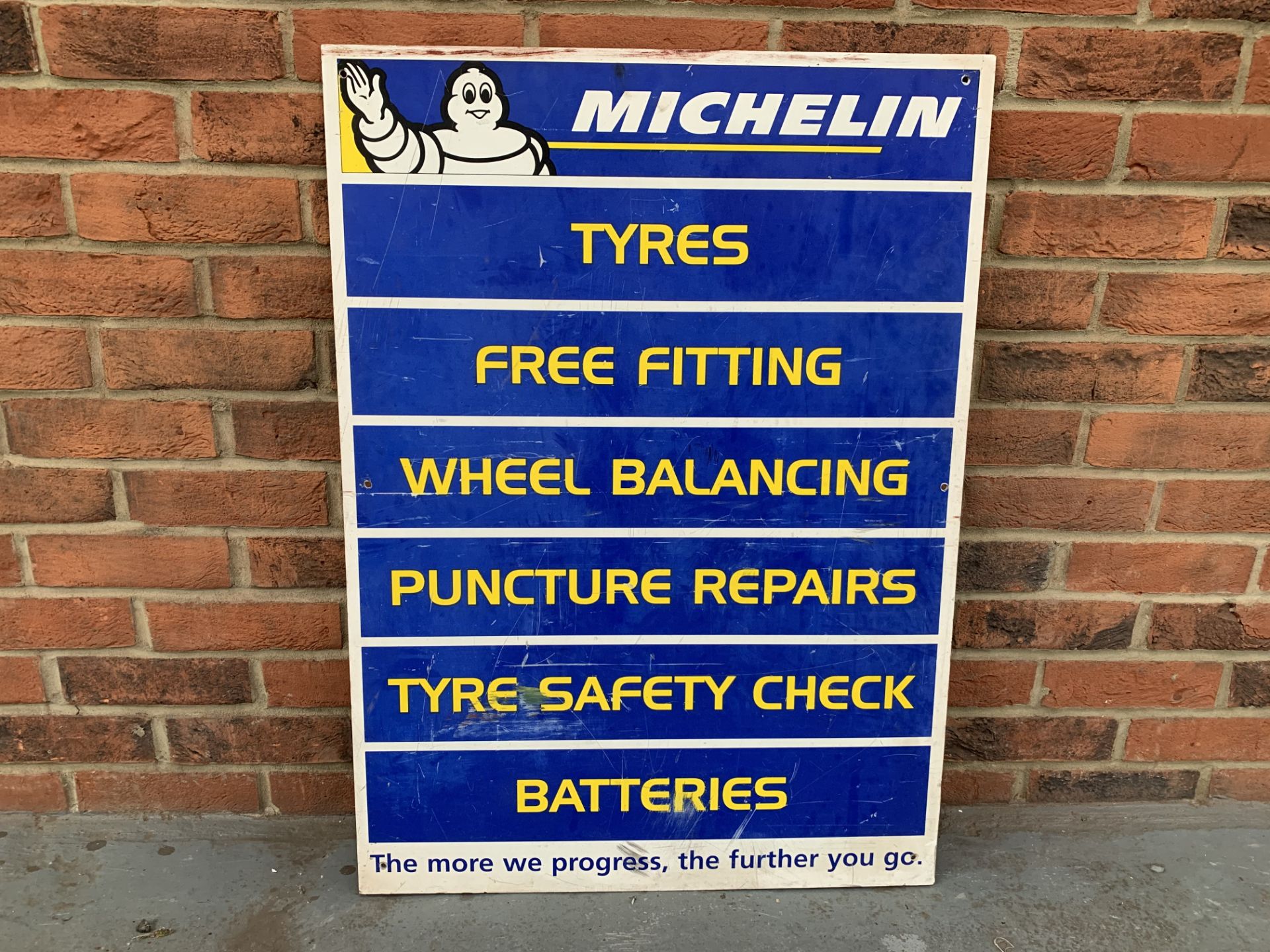Plastic Michelin Sales Advertising Board