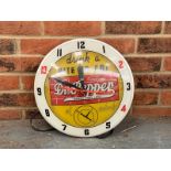 Classic Dr Pepper Circular Convex Wall Clock