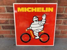 Aluminium Flanged Michelin Cycle Sign