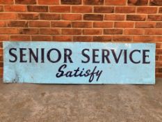 Aluminium Senior Service Sign