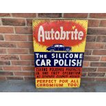 Aluminium Autobrite Car Polish Sign