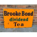 Brooke Bond Dividend Tea Enamel Sign