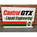 Aluminium Castrol GTX Liquid Engineering Sign