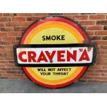 Original Craven A" Circular Enamel Sign"