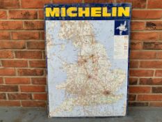 Tin Michelin Map Sign