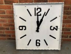 Modern Large Square Showroom Clock