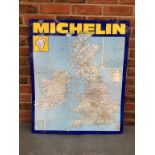 Tin Michelin Map Sign