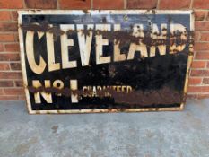 Cleveland No1 Guaranteed Vintage Enamel Sign