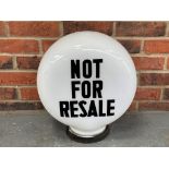 Vintage Not For Resale" Petrol Globe "