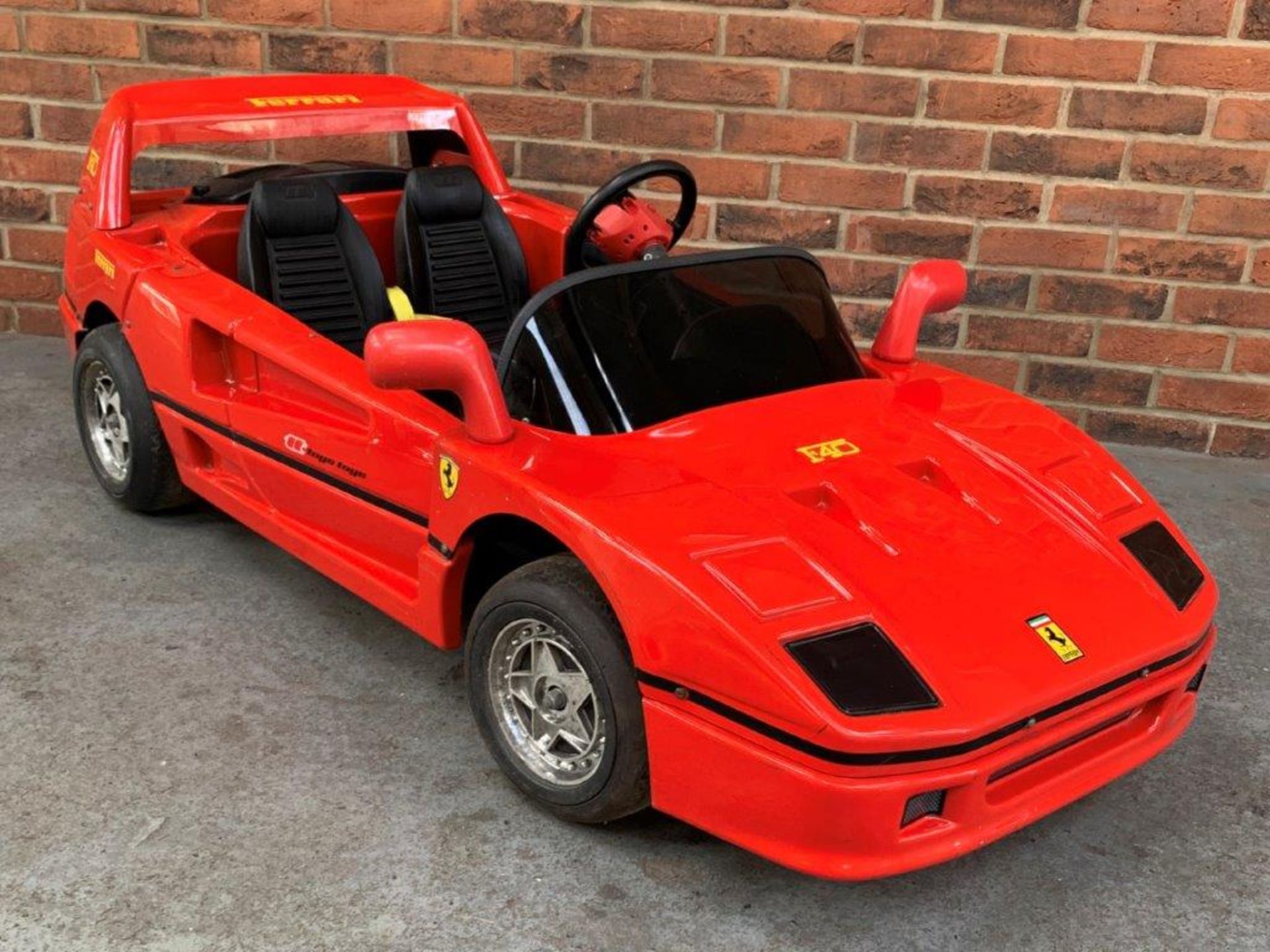 A Large Toy Battery Operated Childs Ferrari F40