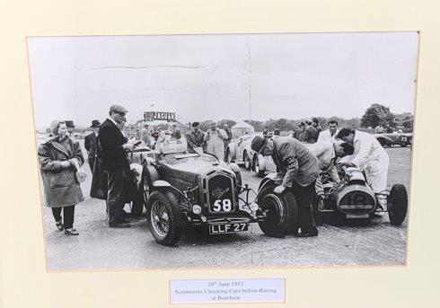 Two Framed 1950's Racing Photographs - Image 2 of 3