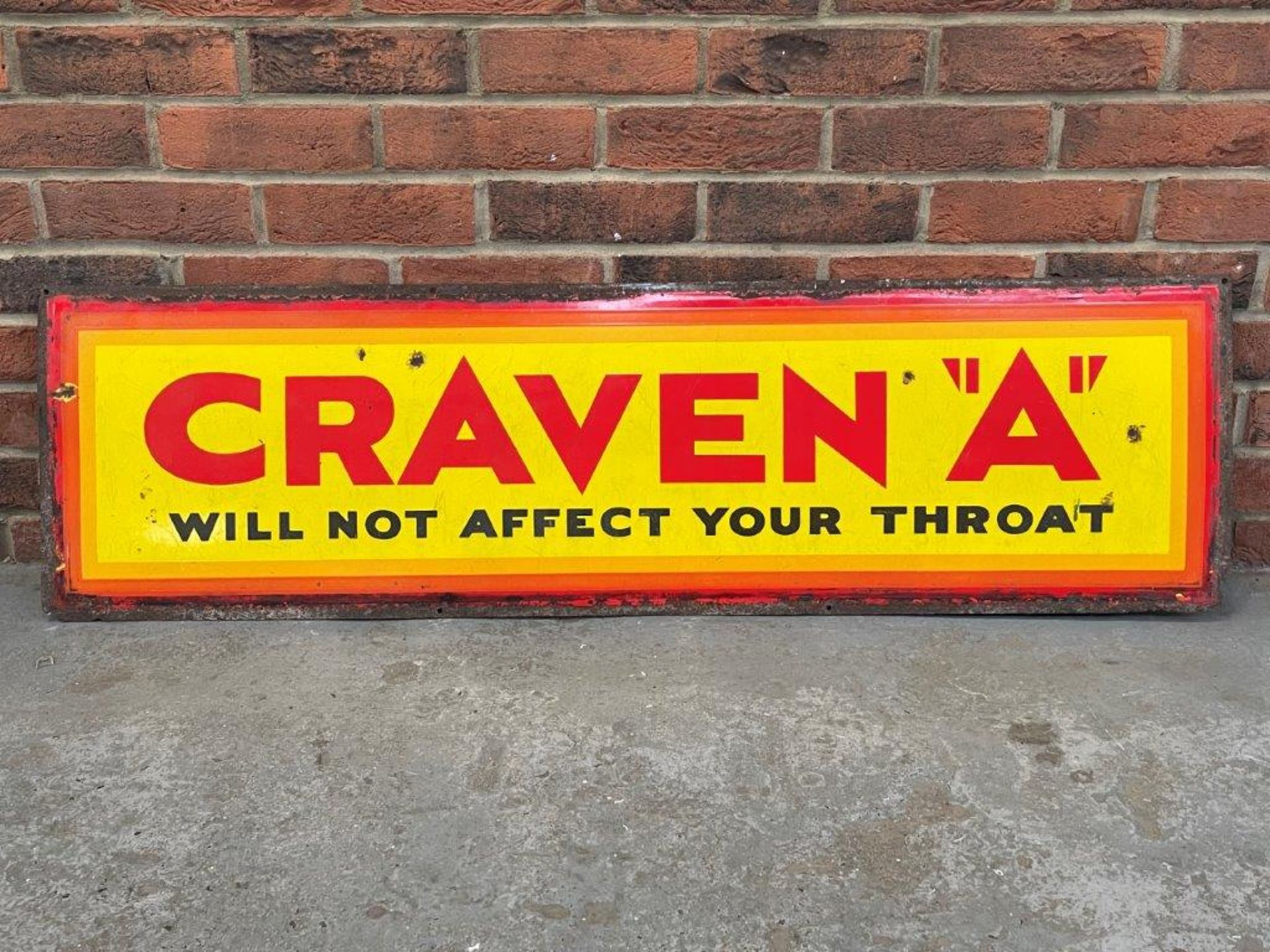 Original Craven A" Enamel Sign"