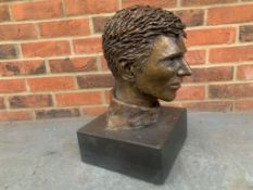 Unique High Quality Bronze Of A Young Damon Hill By R Jarvis