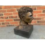 Unique High Quality Bronze Of A Young Damon Hill By R Jarvis