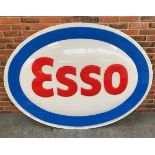 Large Esso Oval Perspex Sign