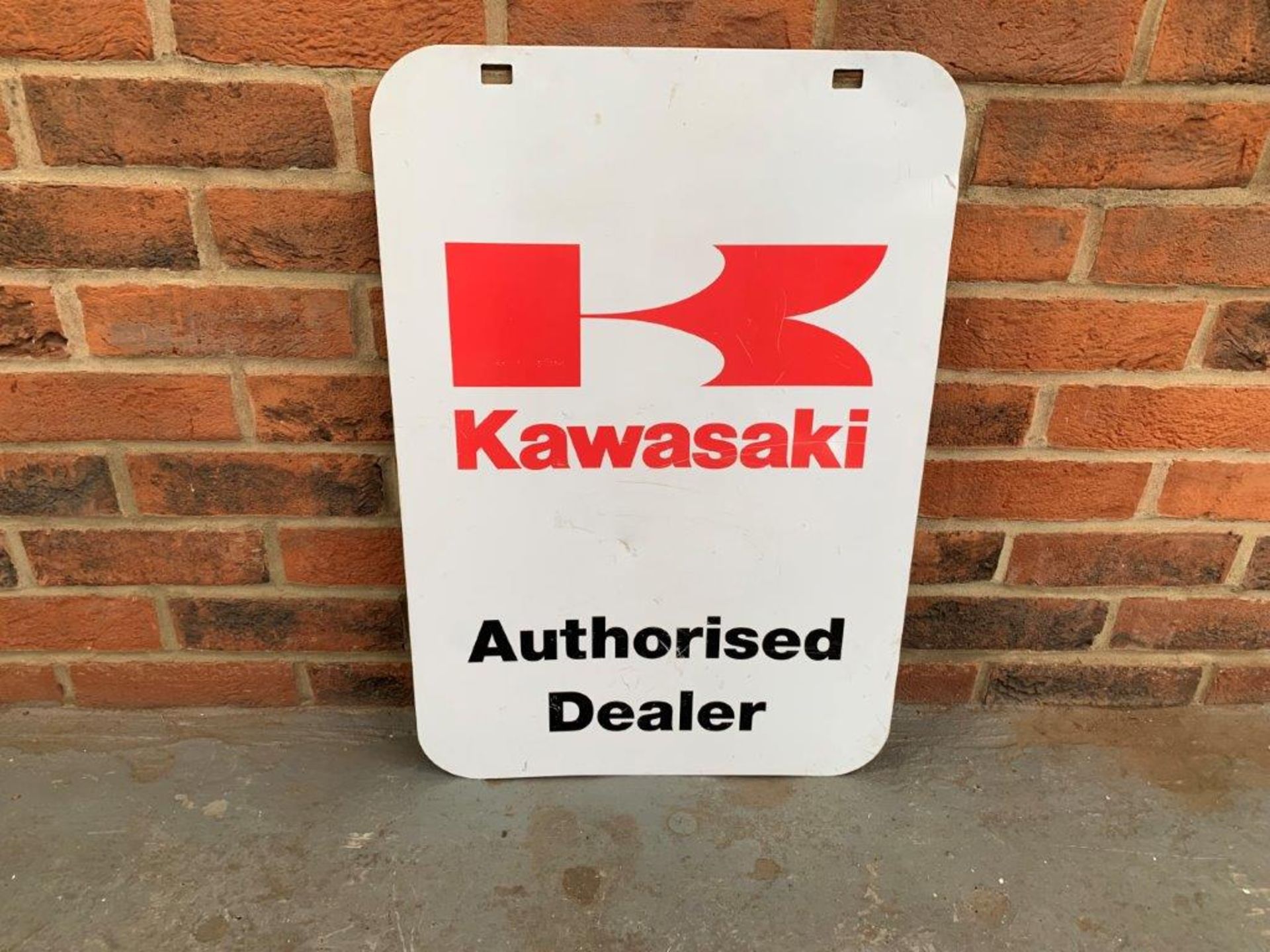 Kawasaki Double Sided Dealership Sign - Image 2 of 2