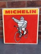 Aluminium Michelin Cycle Sign