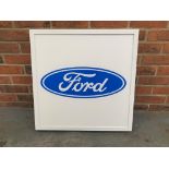 Modern Illuminated Ford Showroom Display Sign